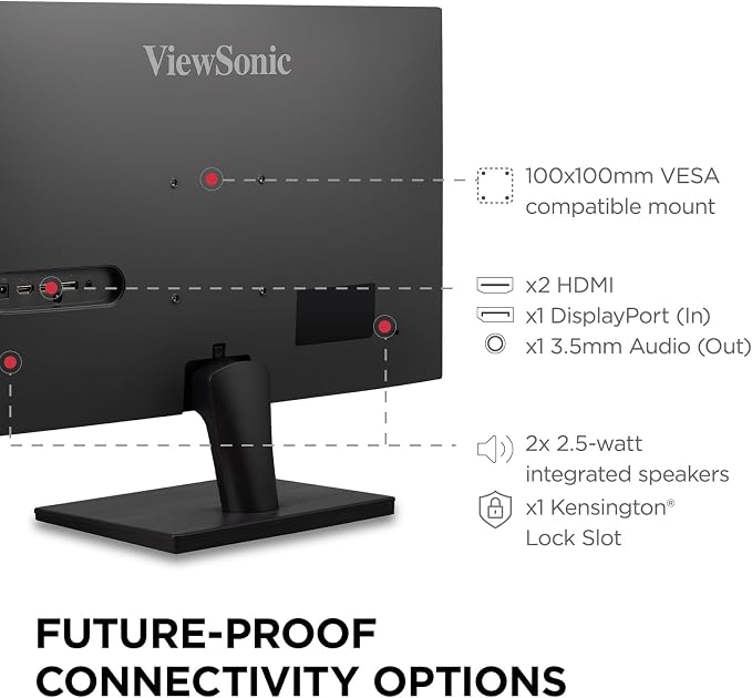 ViewSonic VS2725-2K 27 Inch QHD 1440p Monitor - Image 5