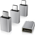 Elebase USB C Adapter for New iPhone 16 4Pack, USBC Male to USB 3.0 Female by Elebase