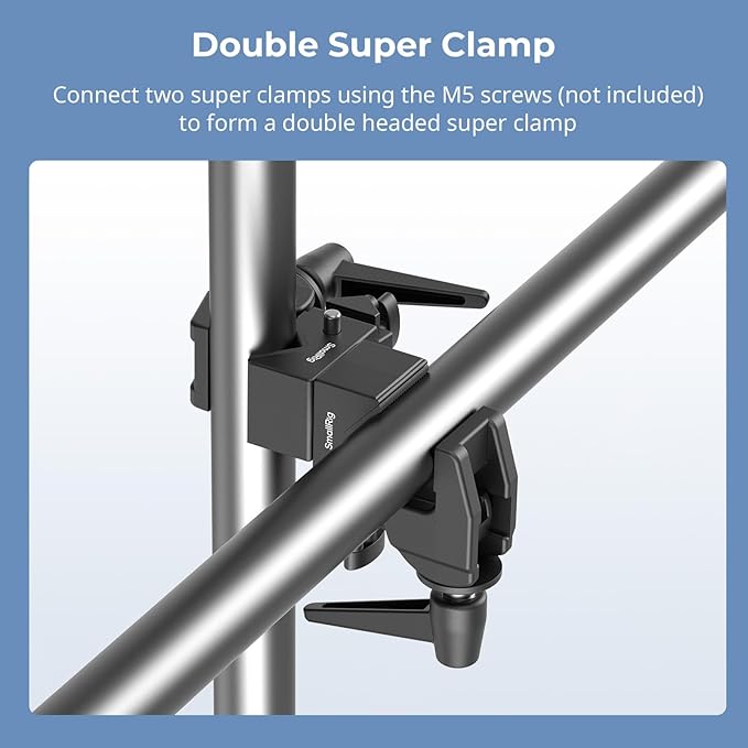 SmallRig Super Clamp Kit 2-Pack, Heavy Duty Max Load 33lb /15kg, - Image 6