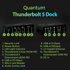 IOGEAR Quantum Thunderbolt 5 Dock Pro - Image 3