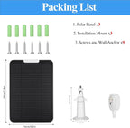 Upgrade 3 Pack 5W Solar Panel Charging Compatible - Image 7