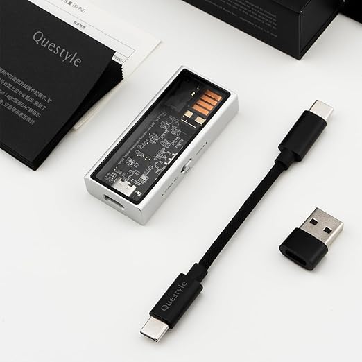 Questyle M15C Headphone Amplifier Portable USB DAC Amps 32Bit/384kHz DSD256 - Image 7