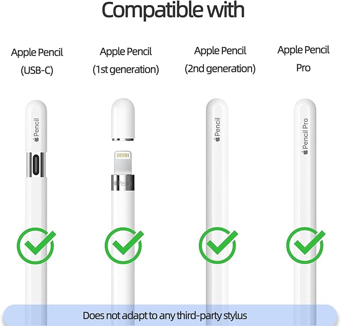 Replacement Pencil Tips for Apple Pencil Pro, Fine Point Metal Tip for Apple - Image 2