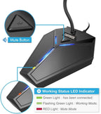 USB Computer Microphone, Plug &Play Desktop Omnidirectional Condenser PC Laptop - Image 3