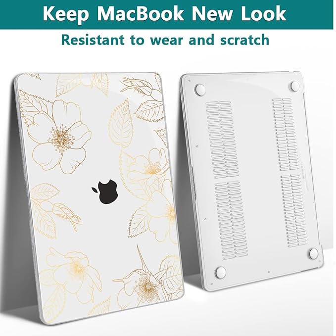 Teryeefi Compatible with 2018 2019 2020 MacBook Air 13 inch Case M1 Chip A2337 - Image 5