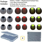 Earbud Tips Replacement Earbud Tips Ear Bud Replacement Pieces Silicone Soft - Image 2