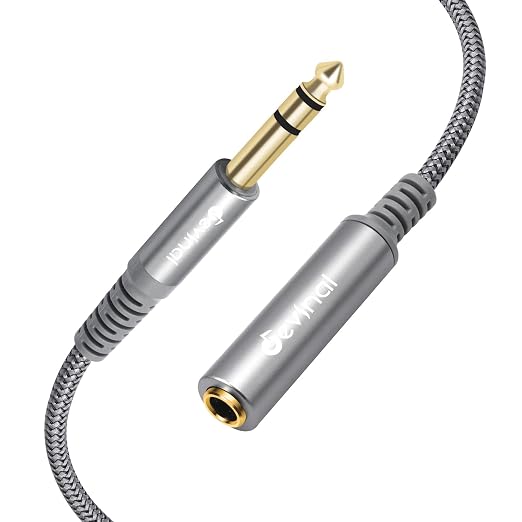Devinal 1/4 inch Headphone Extension Cable, 6.35mm TRS Male to Female Stereo - Image 8