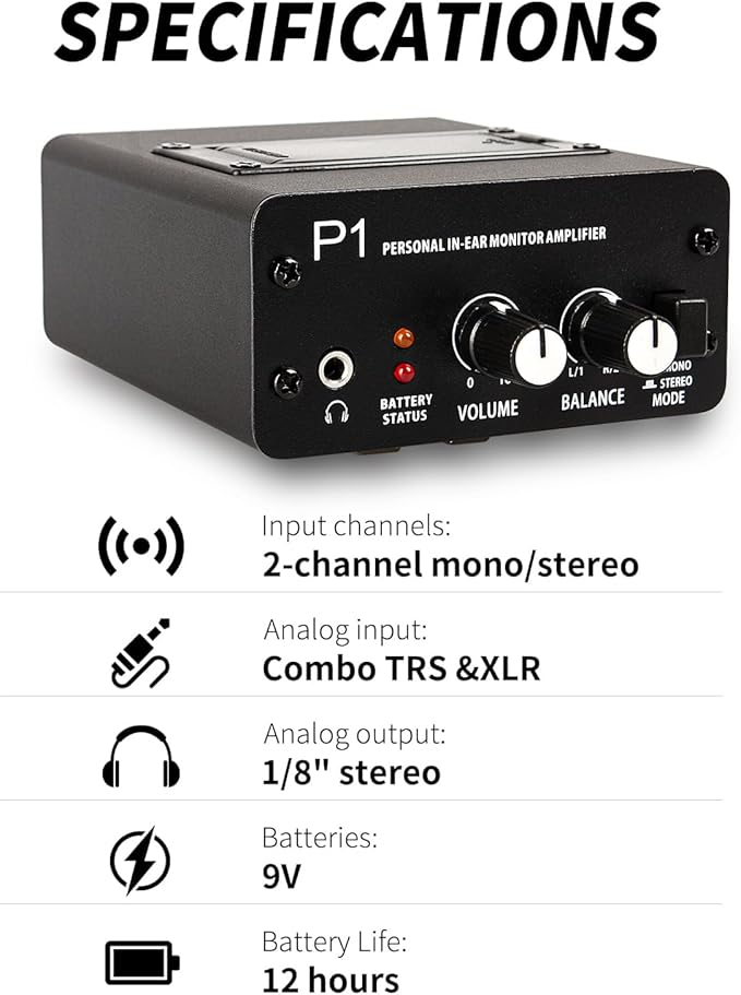 Portable in Ear Monitor Amplifier, Headphone Amp - Image 8