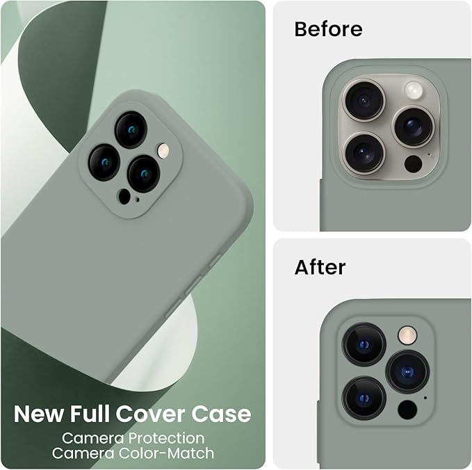 FireNova Designed for iPhone 15 Pro Case, Silicone Upgraded Phone Case with - Image 3