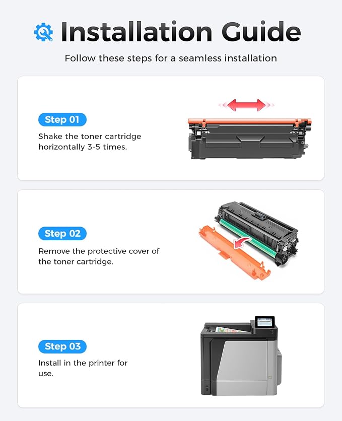 507X 507A Toner Cartridge Set 4-Pack High Yield Replacement - Image 4