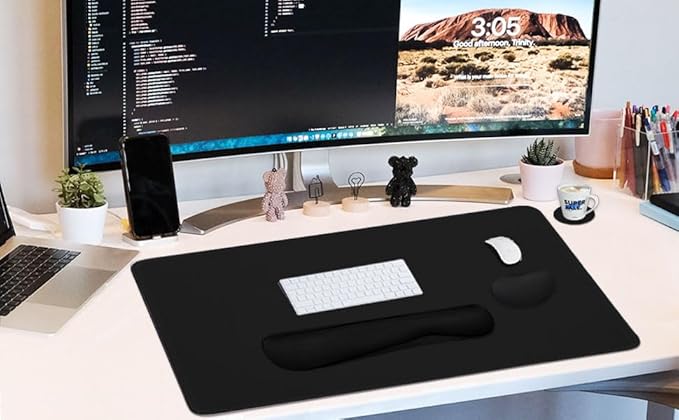 Large Mouse Pad and Keyboard Wrist Rest, Desk Pad - Image 6