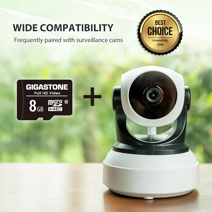 Gigastone 8GB Micro SD Card, FHD Video, Surveillance Security Cam Action Camera - Image 4