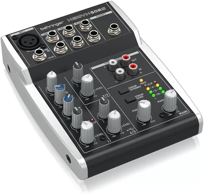 Behringer XENYX 502S Premium Analog 5-Input Mixer - Image 2
