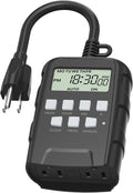 BN-LINK 7 Day Outdoor Heavy Duty Digital Programmable Timer, Dual Outlet by BN-LINK