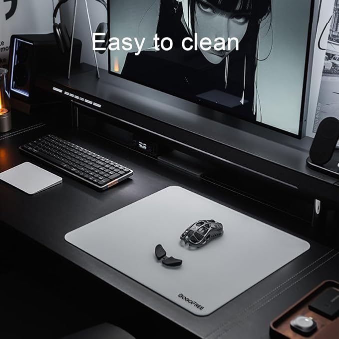 Glass Gaming Mouse Pad, Professional Esport Tempered Glass Mouse Pad - Image 2