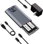 MAIWO Dual-Bay M.2 SSD Enclosure Cloner by MAIWO