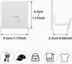Adhesive Shower Hooks for Inside - Image 5