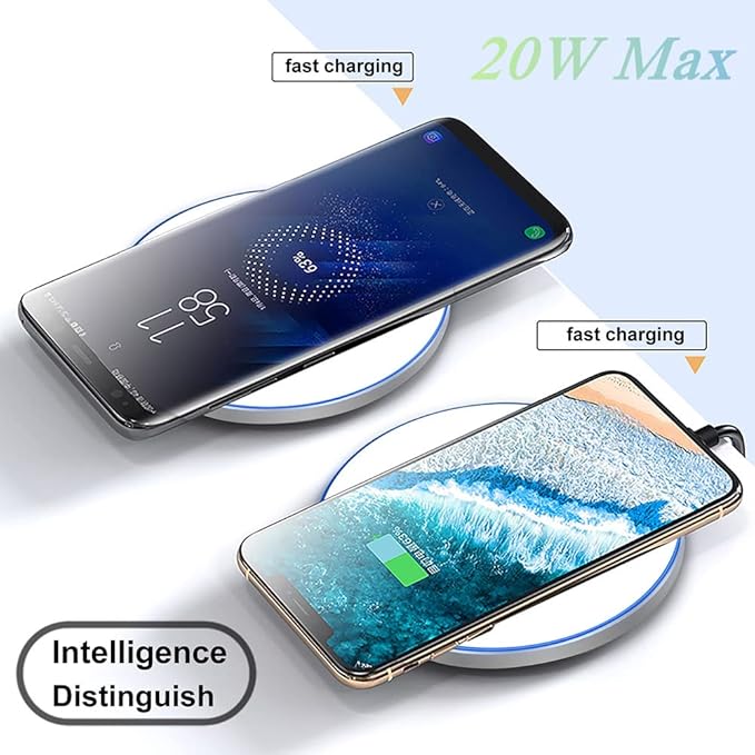 Fast Wireless Charger, 20W Max Wireless Charging Pad Compatible - Image 4