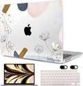 MEEgoodo Case for MacBook Air M4/M3/M2 13.6 inch 2025 2024 2022, Fit Model by MEEgoodo
