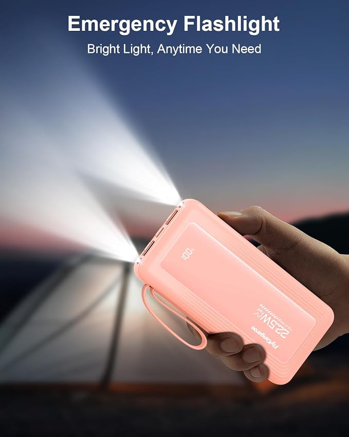 Portable Charger with Built in Cables, Slim 10000mAh Fast Charging 22.5W Power - Image 8