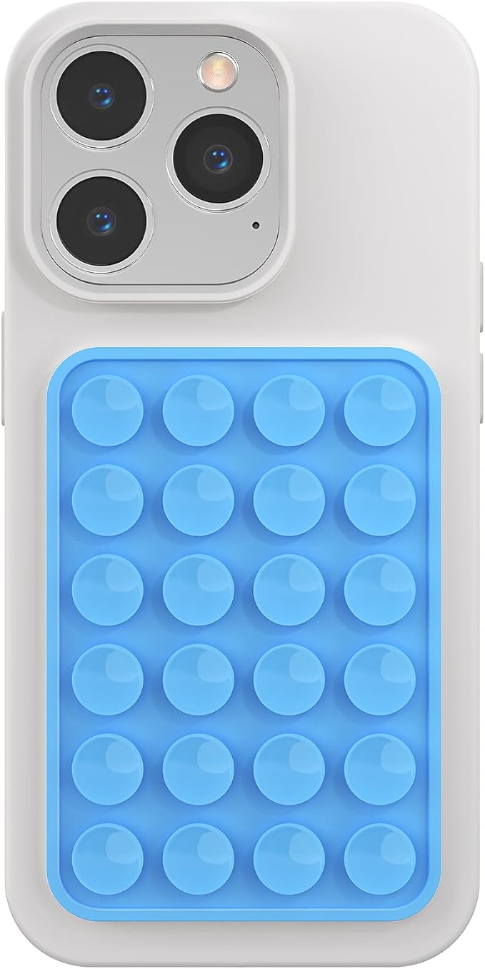 Silicone Phone Sticky Grip, Suction Phone Case Mount by MAYNOS