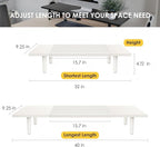 Across-Star Dual-Monitor-Stand-Riser-For-Desk Adjustable Length 32-40 - Image 3
