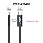 JEYI Thunderbolt 5 Cable 1m/3.3ft 80Gbps, 120Gbps Bandwidth 16K/Dual8K - Image 9
