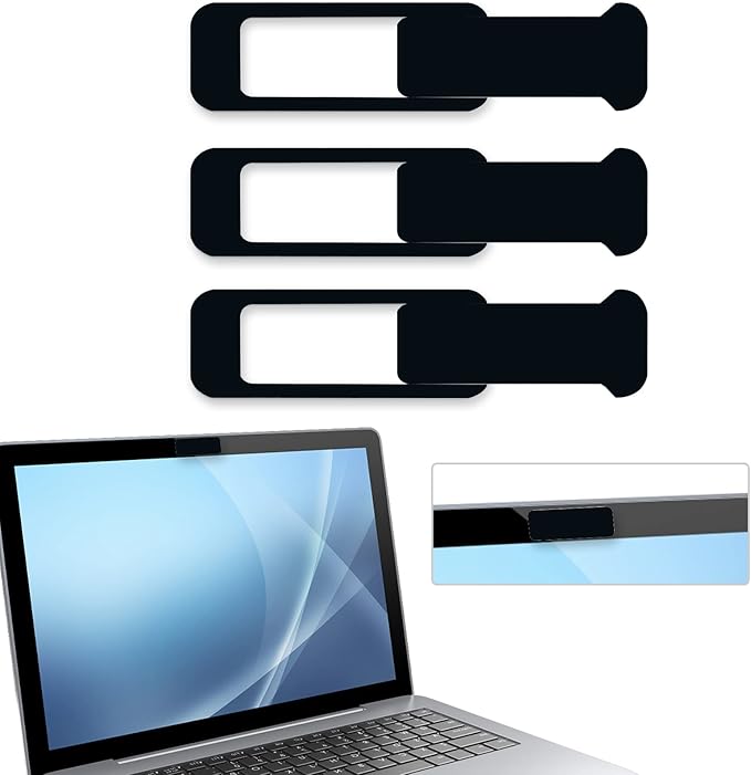 Webcam cover, 3 pieces, laptop camera cover, privacy shielding capacity is by ZYAOTWQZ