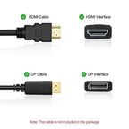 HDMI Displayport KVM Switch, 2 Computers 2 Monitors 4K@60Hz KVM Switcher Dual - Image 8