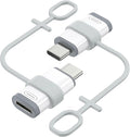 MoKo 2 Pack Lightning to USB C Adapter by MoKo