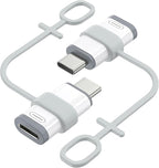 MoKo 2 Pack Lightning to USB C Adapter by MoKo