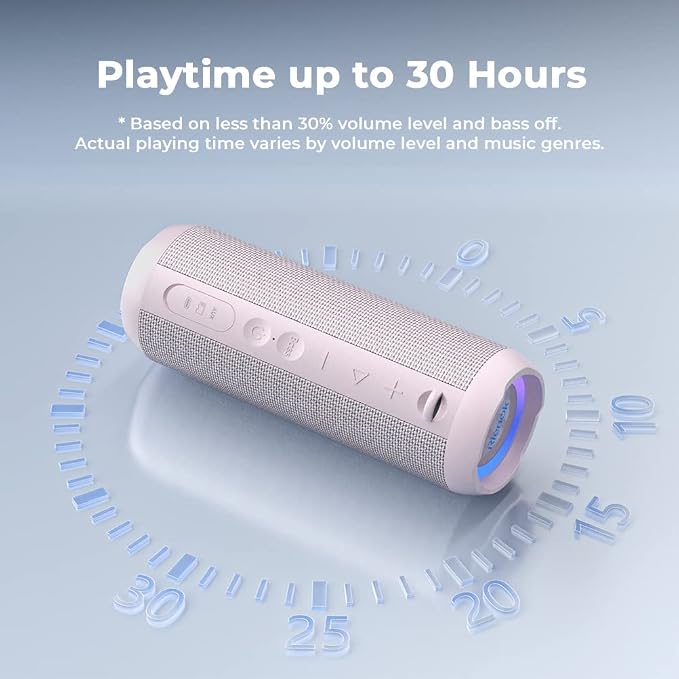 RIENOK Portable Bluetooth Speaker 30W Dual Pairing True Wireless Stereo HD - Image 6