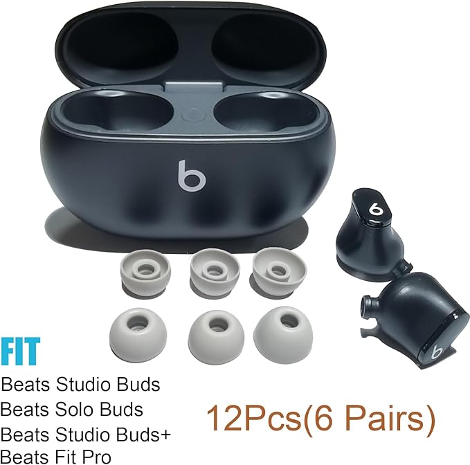 Silicone Ear Tips for Beats Studio Buds Tips Replacement Ear Earbuds Tips - Image 4