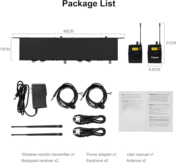 UHF Dual Wireless in-Ear Monitor System - Image 7