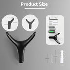 4 Packs Towel Hooks, Coat Hook Cow Head Wall Hooks, Metal Heavy Duty Wall Hooks - Image 2