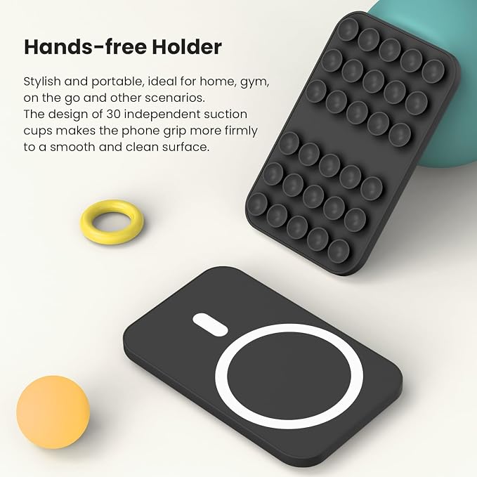 Patented Magnetic Sticky Phone Suction Grip Mount - Image 3
