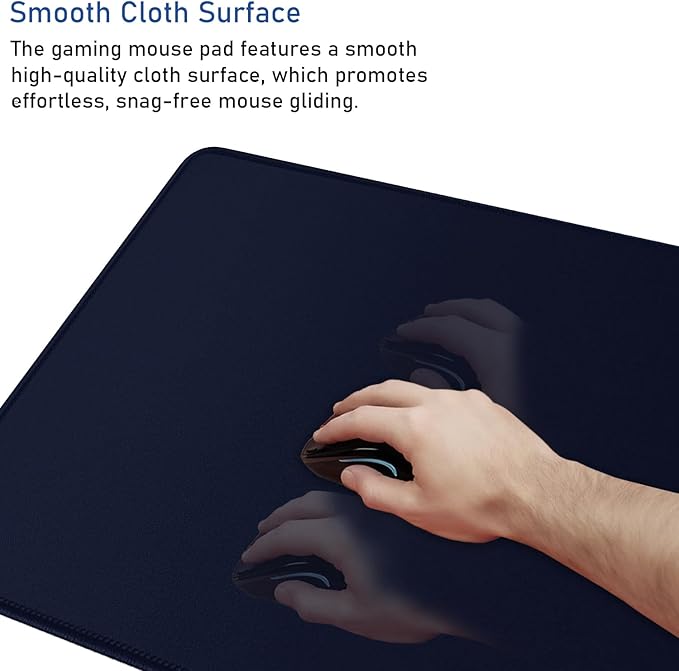 Large Gaming Mouse Pad with Stitched Edges, 47.3 X 23.6 in Desk Pad Durable - Image 5