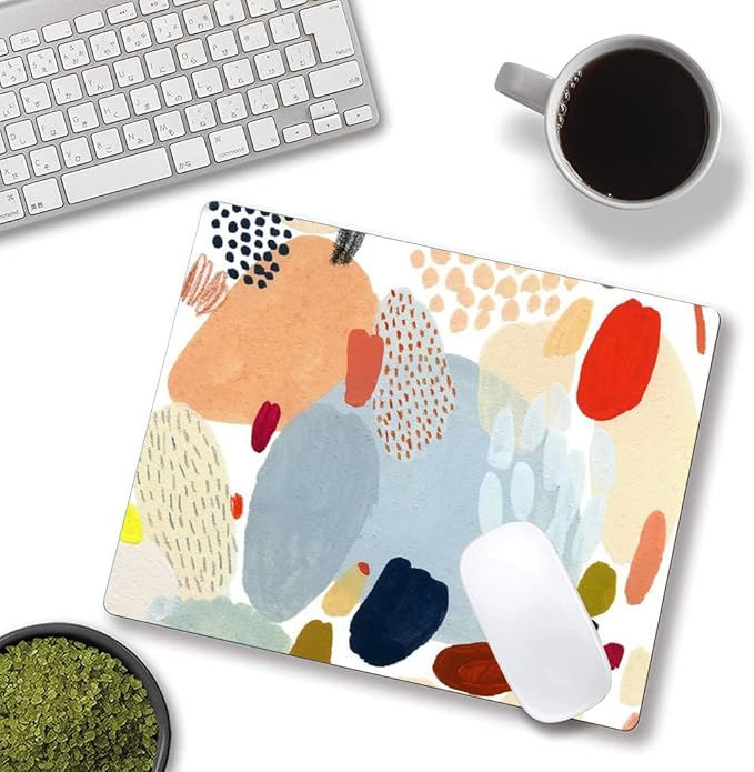 Mouse Pad, Square Non-Slip Rubber Personalized Computer Mouse Mat, Waterproof - Image 4