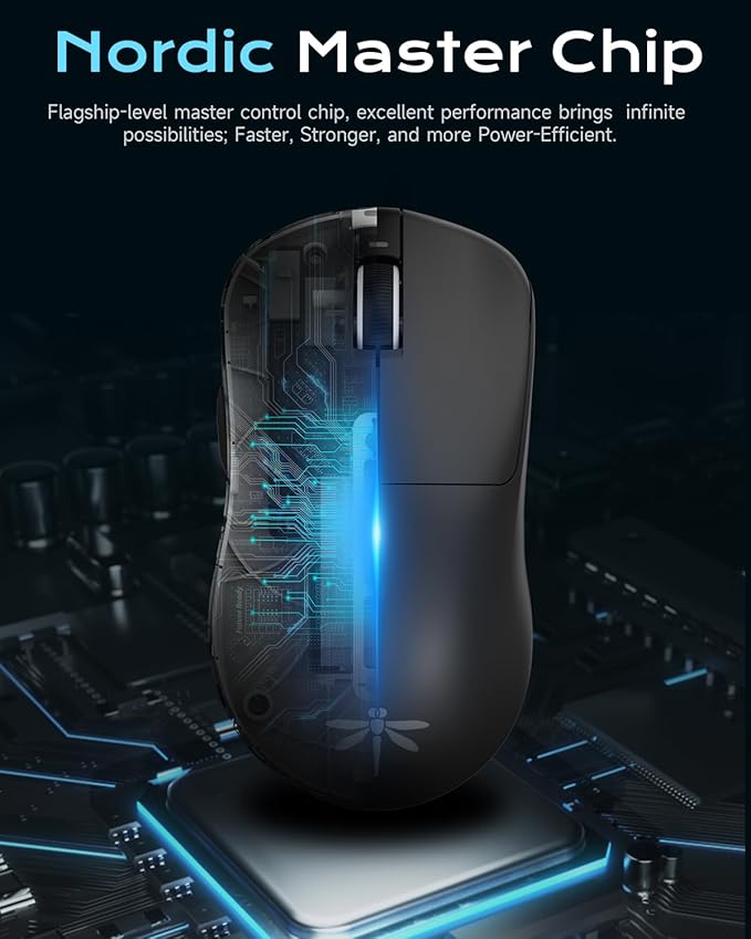 VGN Dragonfly F1 Pro Wireless Gaming Mouse - 49g Ultra-Lightweight - Image 2