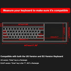 Universal Clear Anti-Dust Keyboard Skin Protector Cover - Image 2
