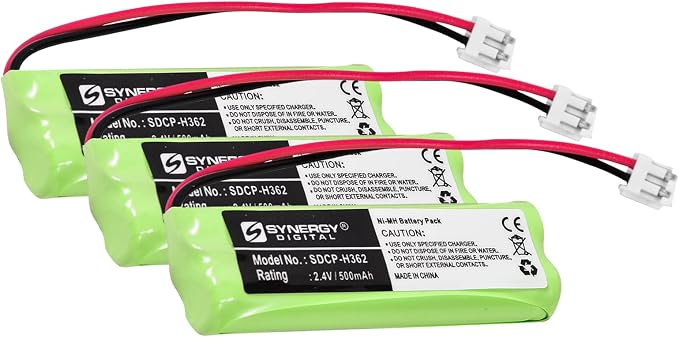 Synergy Digital Cordless Phone Batteries, Compatible by Synergy+Digital