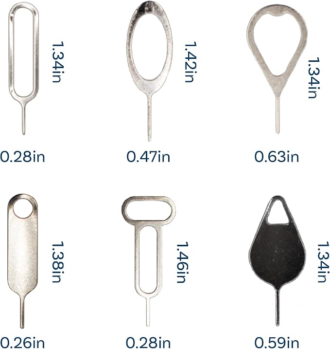 MMOBIEL 16 x Universal SIM Card Removal Tool SIM Ejector Pin Compatible - Image 2
