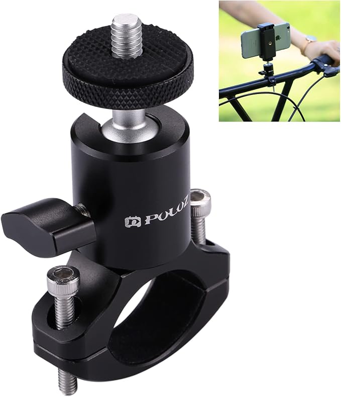 PULUZ Camera Handlebar Mount for Gopro Bike Motorcycle Mount, Aluminum Bicycle by PULUZ