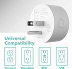 KMC Smart Plug Mini 4-Pack, Wi-Fi Outlets - Image 6