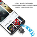 Type C Micro SD Card Reader, BorlterClamp USB C TF Card Reader Adapter - Image 4