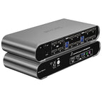 2 Port DP USB 3.0 Automatic KVM Switch Quad Monitor Two Computers Four by Terived