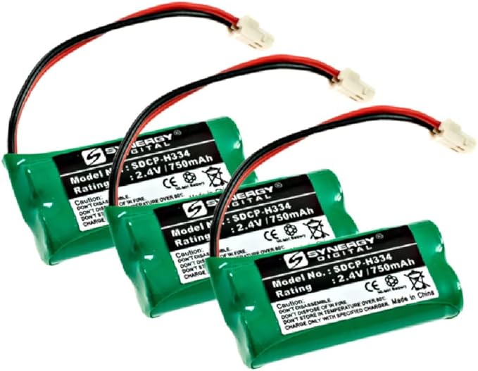 Synergy Digital Cordless Phone Batteries, Compatiblewith Att EL52303 Cordless by Synergy+Digital