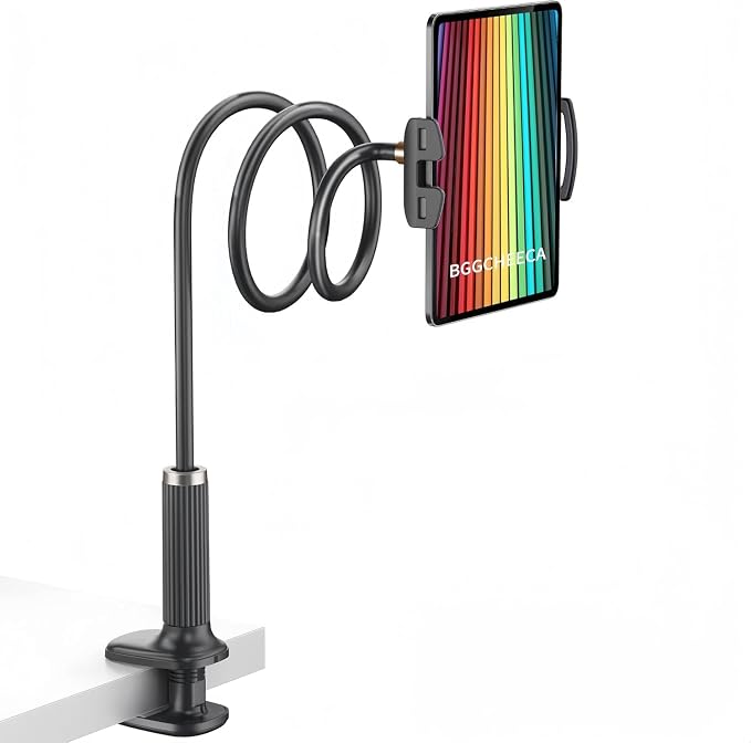 K-MT 【38.7inch/98cm】 Tablet Phone Holder Bed Gooseneck Mount, Mount Holder Clip by Unknown