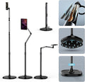 TELESIN° Magnetic Phone Tablet Floor Stand, Aluminum Alloy Phone Holder Stand by telesin