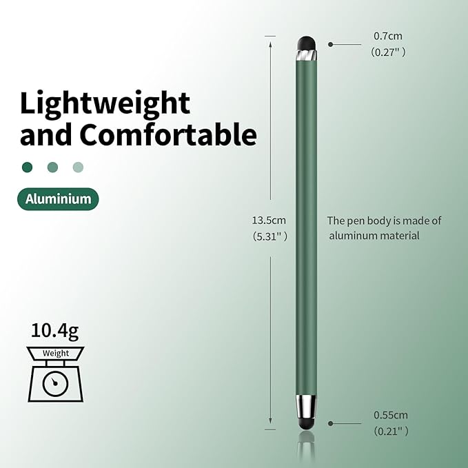 Stylus Pen for Touchscreen, 2-in-1 Stylus Pen for iPad, High Sensitivity - Image 3